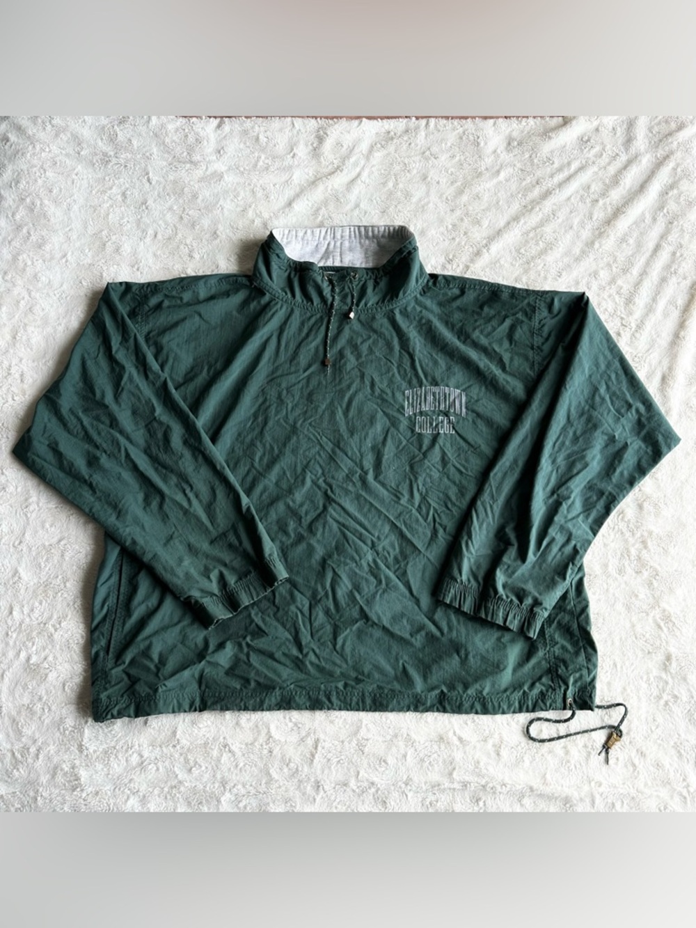 Vintage Elizabethtown College Jacket Mens XL Blue Jays Etown Gear for Sports 90s